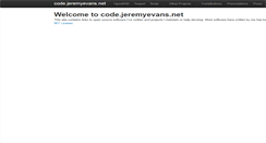 Desktop Screenshot of code.jeremyevans.net